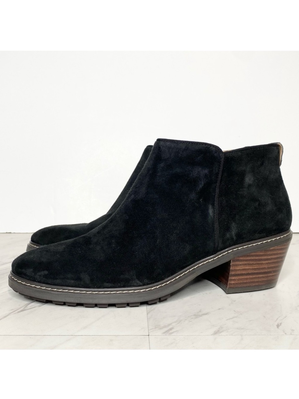 New! Sam Edelman Pryce Black Suede Bootie 11M